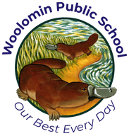 Woolomin Public School logo