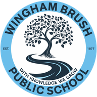 Wingham Brush Public School logo