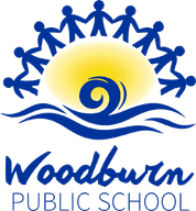 Woodburn Public School logo