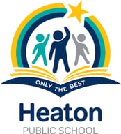 Heaton Public School logo